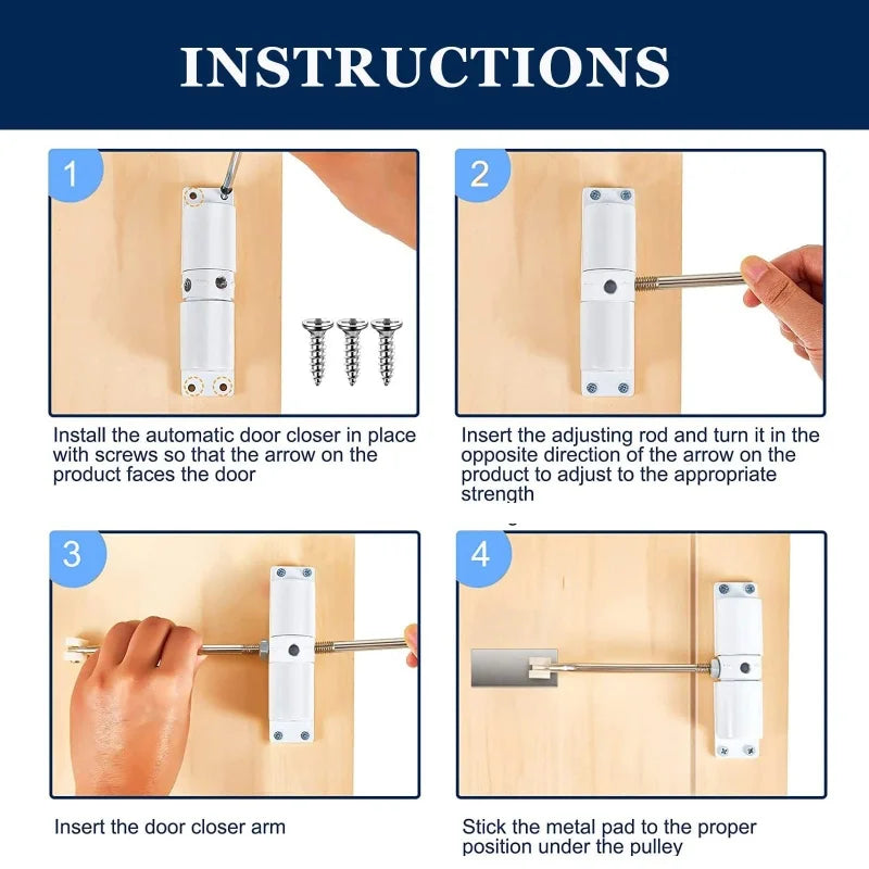 Adjustable Spring Door Closer