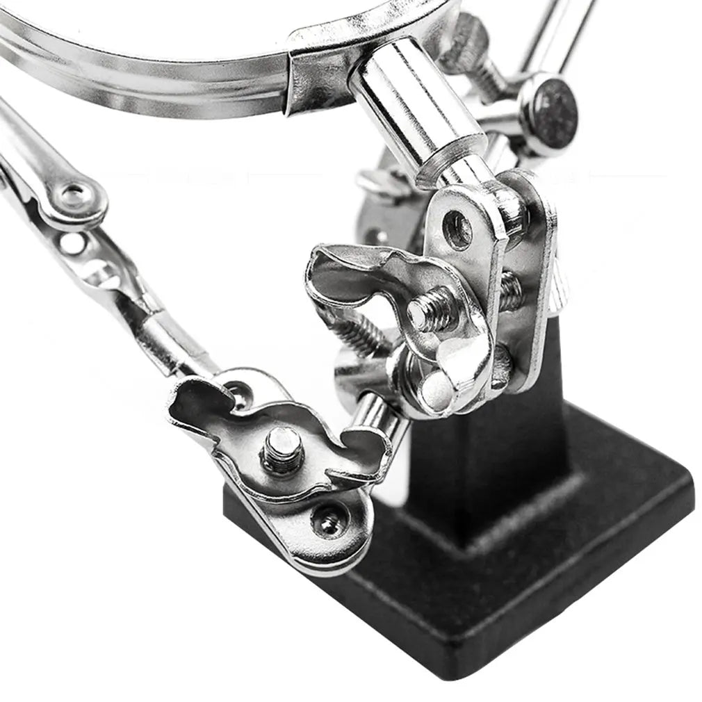 TE-805 Helping-Hands Magnifier with Two Clips