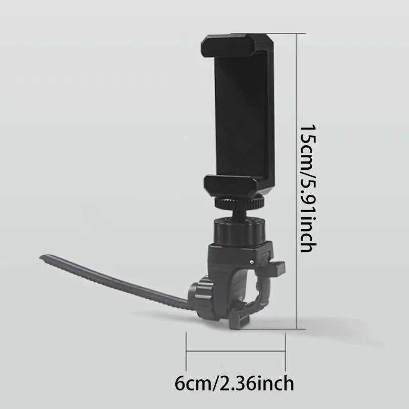Clamp-On Phone Holder for Brass Instruments