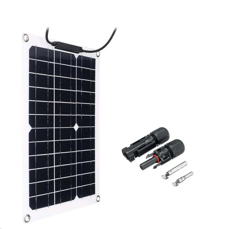 500W/1000W Flexible Solar Panel 12V Battery Charger with Controller – Solar Power Bank for Phone, Car, Yacht, RV