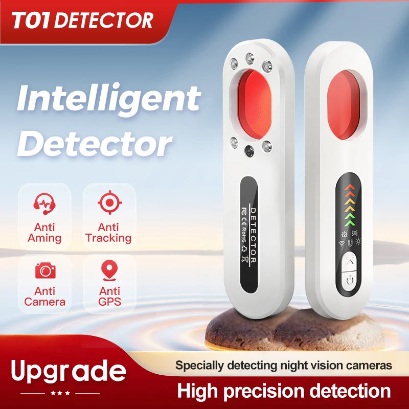 Smart Detector with Night Vision, LED Display, GPS Tracking and Camera Detection