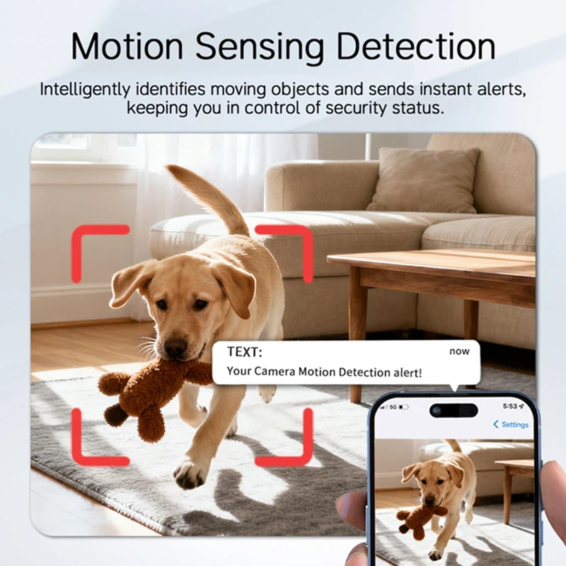1080P WiFi Mini Security Camera with Night Vision and Motion Detection