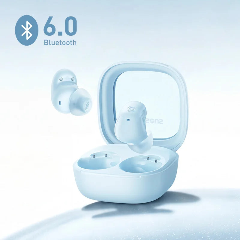 Căști fără fir Baseus Bass WM02s, Bluetooth 6.0, TWS, mini și compacte, confortabile la purtare, autonomie de 36 de ore, IPX5