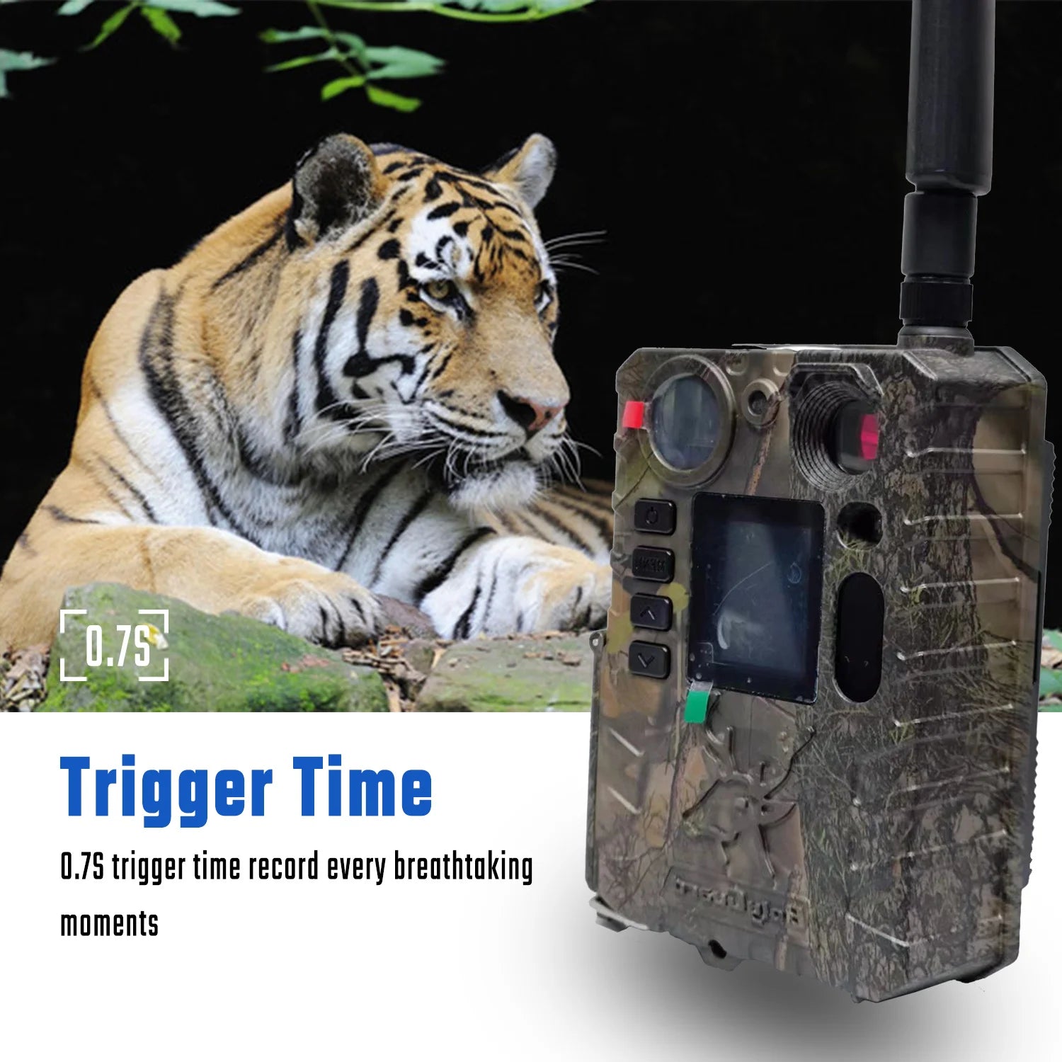BolyGuard BG410-MS 4G LTE Trail Camera 4K 37MP Night Vision