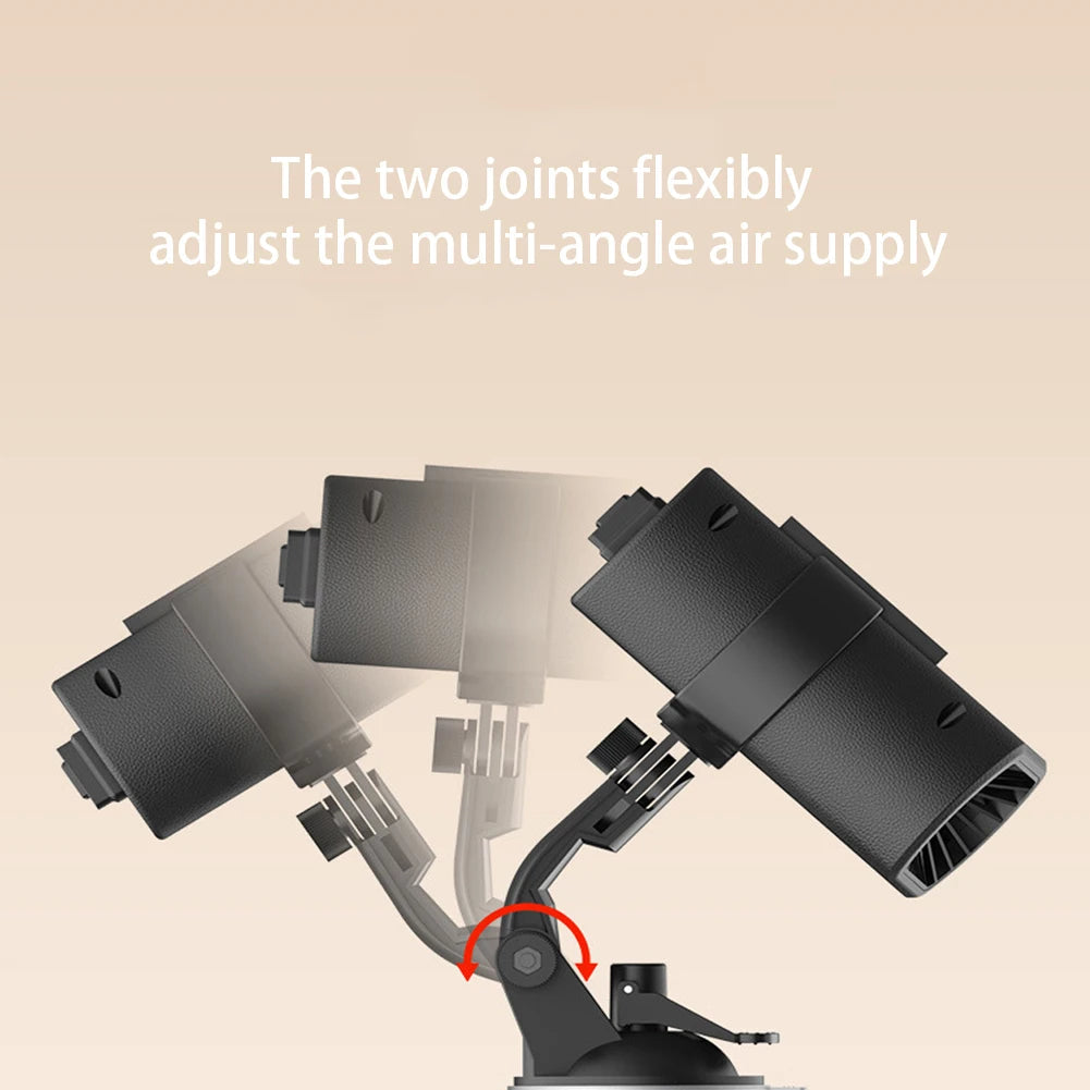 12V 200W Car Heater Demister Strong Suction Type Heating Fan Electric Cooling Windshield Defroster Defogging Demister For Winter 