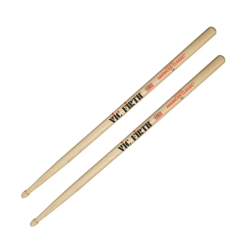 5A Wooden Drumsticks, Maple or Walnut Pair