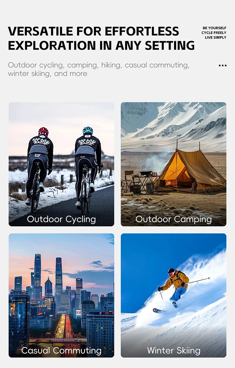 WEST BIKING Termalne slušne-oko maska za vožnju bicikla