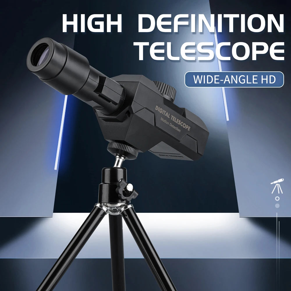 Telescopio digital WiFi, zoom 70x, monocular 1920X1080, cámara con trípode, control en app para móvil, compatible con Android e IOS