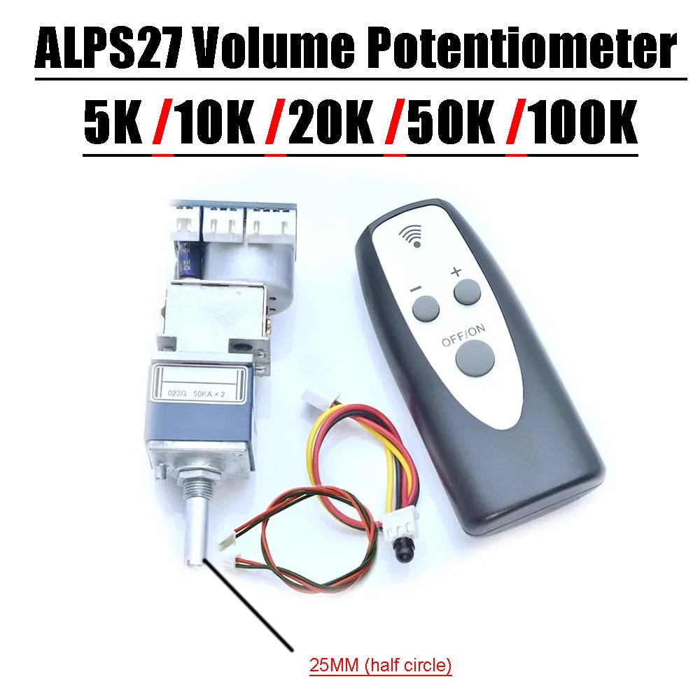 Motorisierte Audio-Volumenregelplatine Optionen