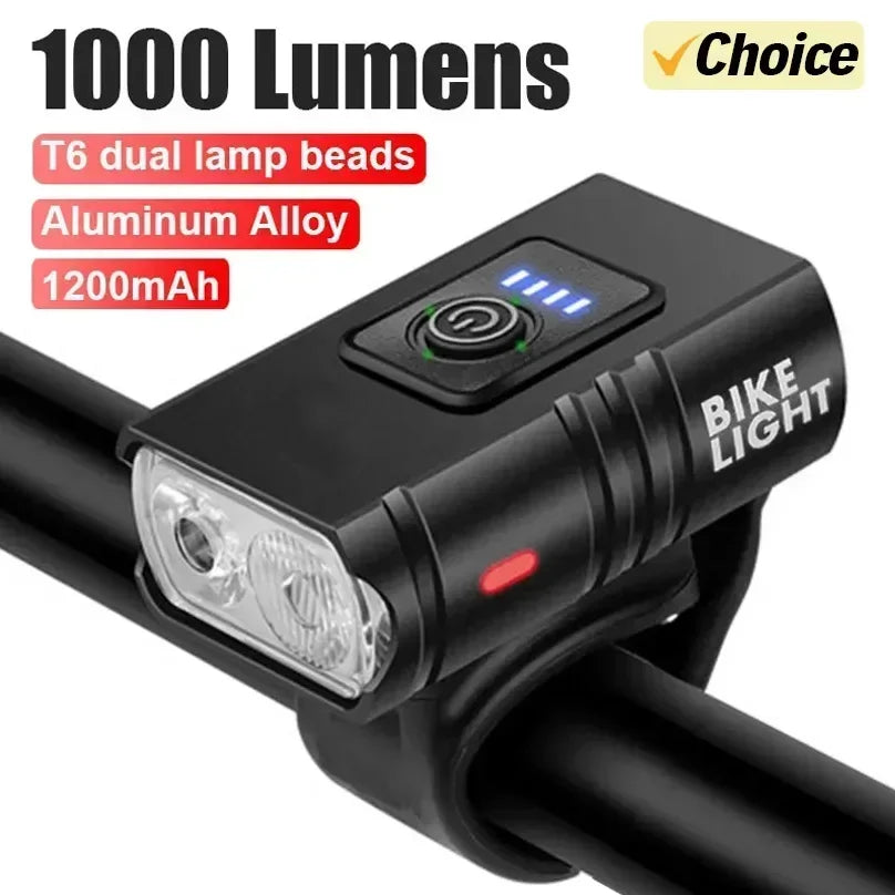 Rechargeable Bicycle Light - Front and Rear Options