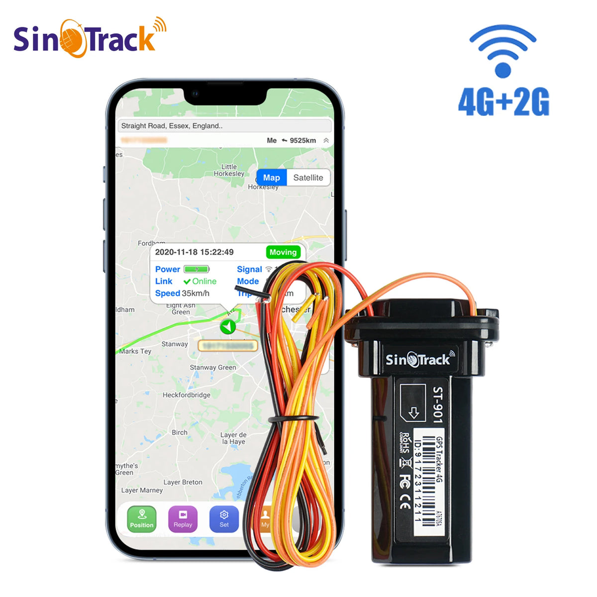 GPS Vehicle Tracker ST-901 with Real Time Tracking