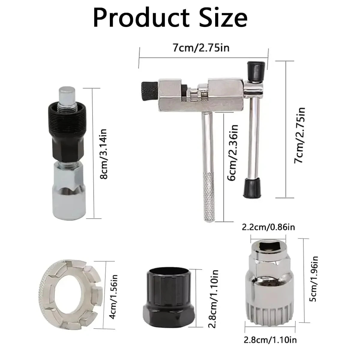 Bicycle Crank and Bottom-Bracket Tool Kit - Options