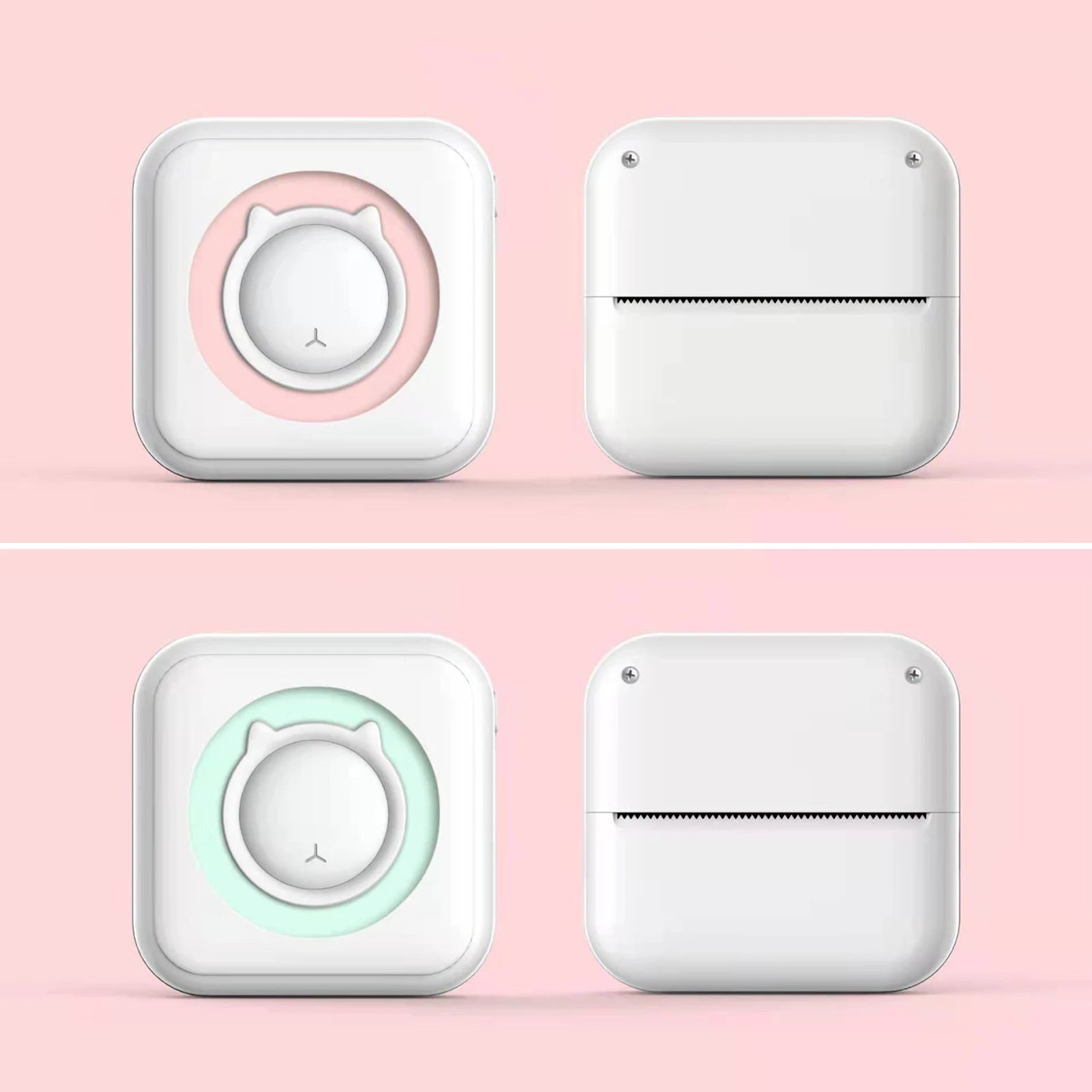 Portable Mini Thermal Printer Wirelessly BT 203dpi Photo Label Memo Wrong Question Printing With USB Cable Imprimante Portable 