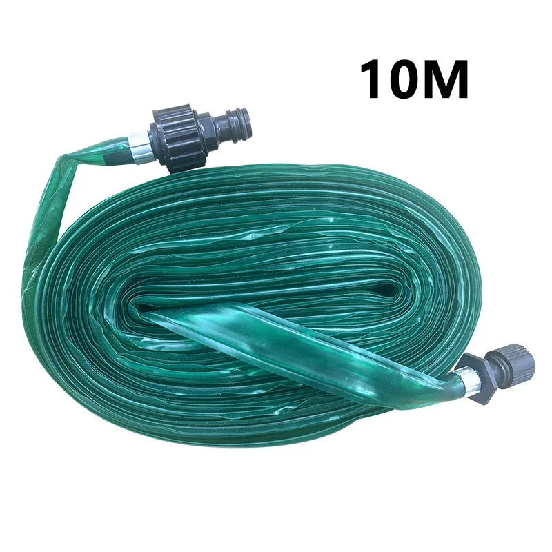 Flat Sprinkler and Soaker Hose, 3–15 m Length Options