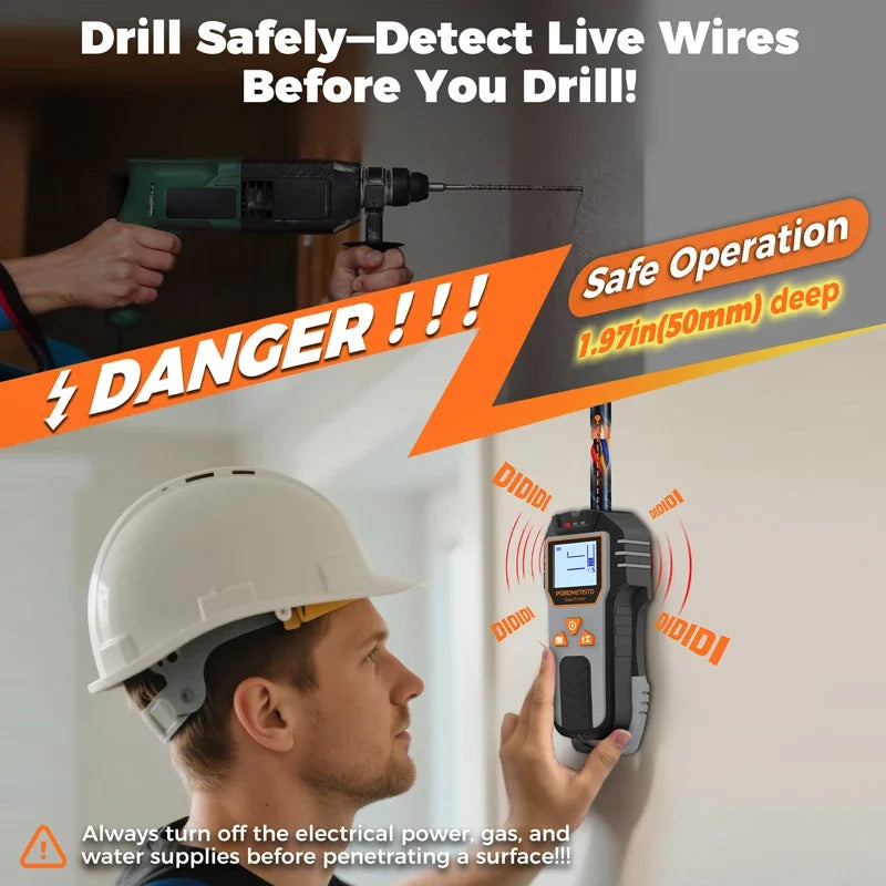 DSF01 Wall Scanner - Stud, Metal and AC Detection