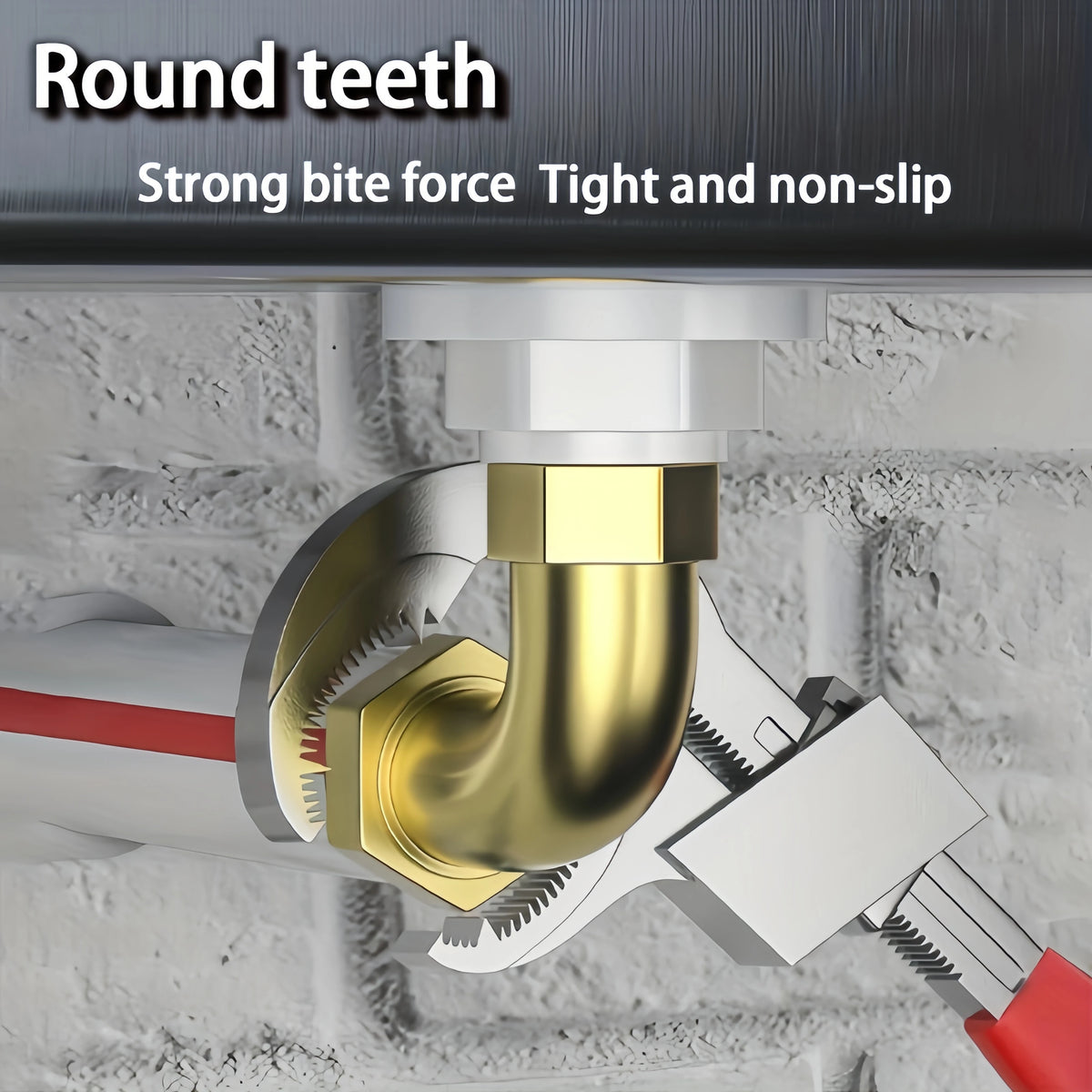 Wide-Opening Plumbing Wrench
