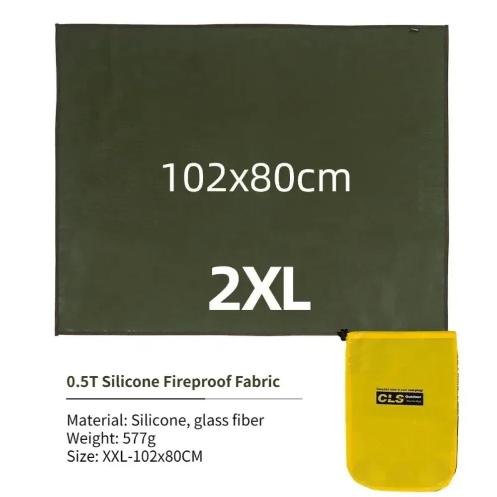 High Temperature Fire Blanket for Camping, Picnics and Barbecues