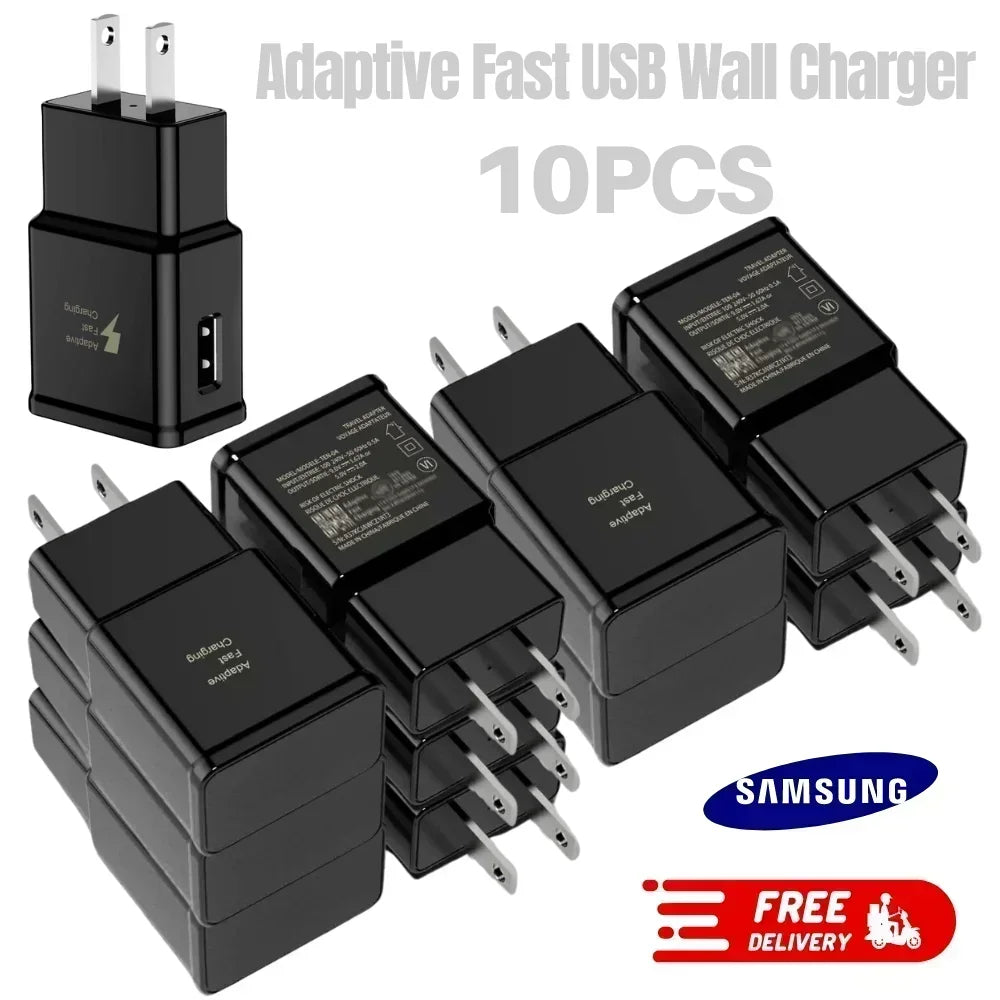 Paket od 10 brzih USB-C zidnih punjača od 18W s prilagodljivim napajanjem