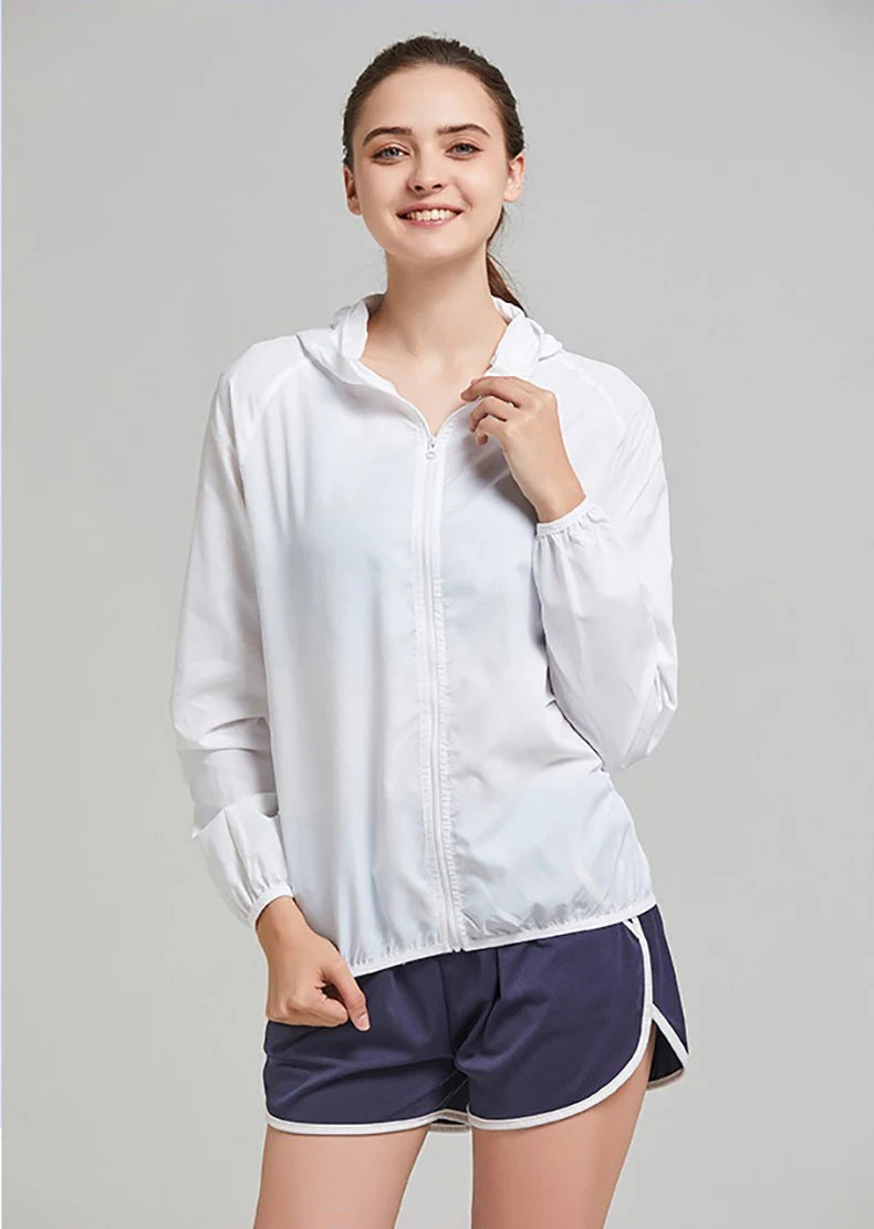 LNGXO Unisex Hiking Jacket Men Women Waterproof Quick Dry Camping Windbreaker Trekking Fishing Rain Coat Outdoor Anti UV Clothes 