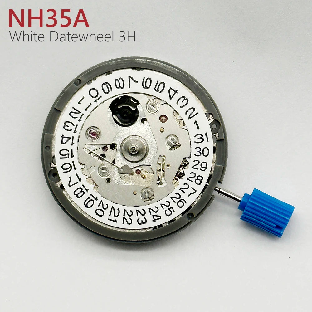 NH35 Automatic Watch Movement 24 Jewels 41H Power Reserve Date 3H