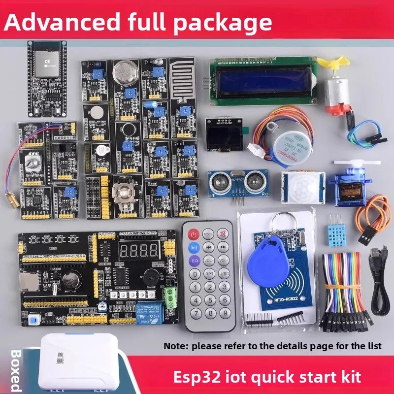 ESP32 IoT Development Kit with Sensors and Modules
