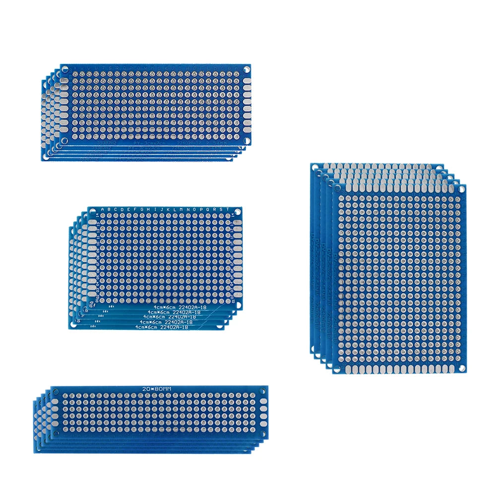 Twenty-Piece Double-Sided Prototype PCB Set