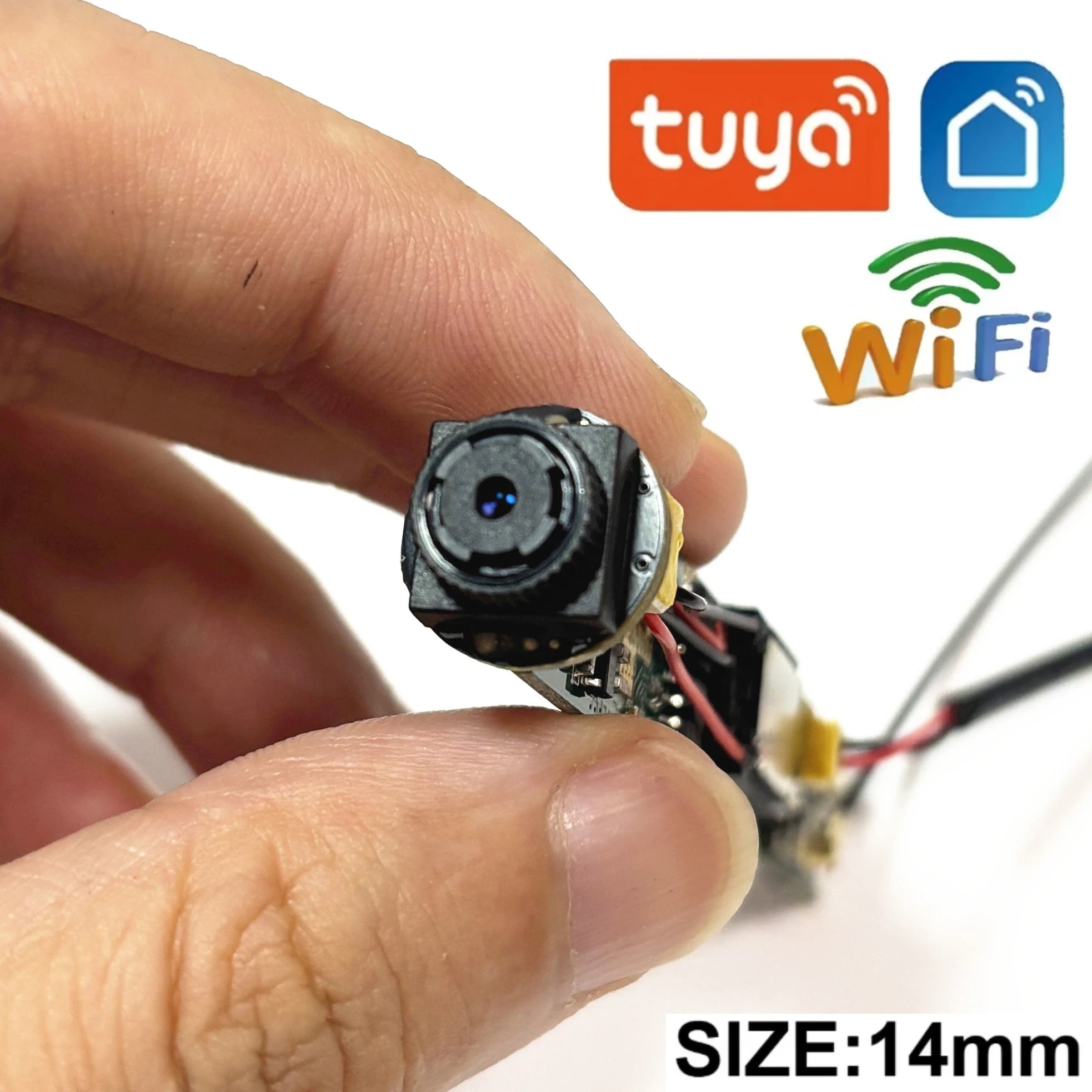 Modulo Mini Telecamera IP Intelligente Tuya 2MP WiFi con Audio Bidirezionale