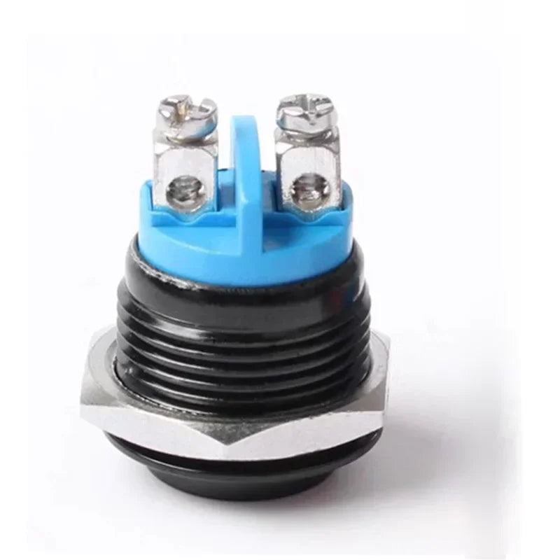 IP67 16 mm Metal Push Button Switch, Momentary ON-OFF