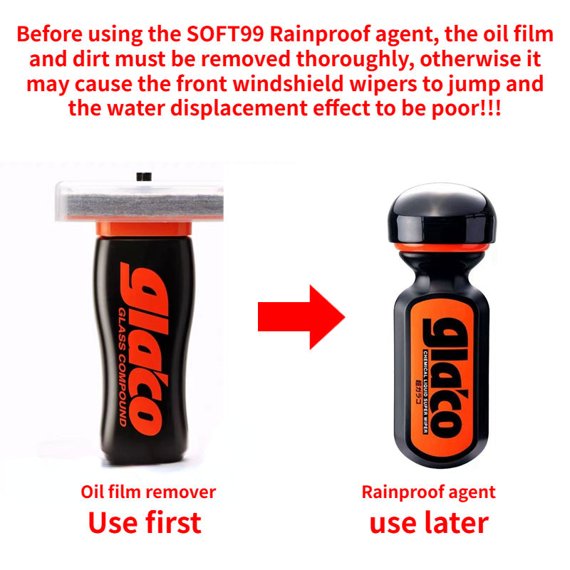 100ml Soft99 Car Windshield Oil Film Removal Rain Repellent Car Japan Glaco Coat Glass Antirain Coating Anti-rain Treatment 