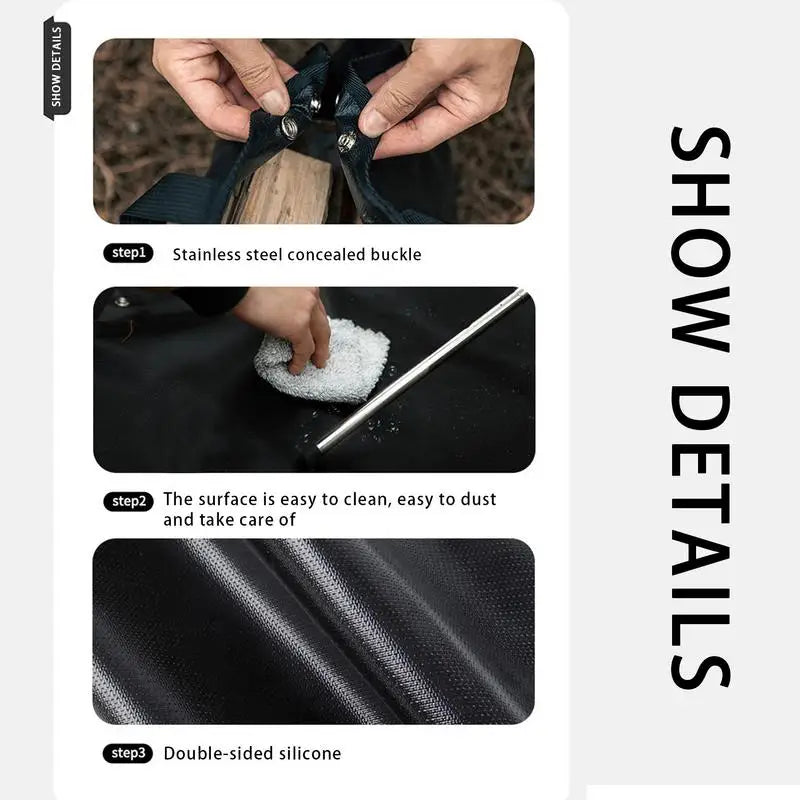 Folding Hexagonal Camping Mat with Handles