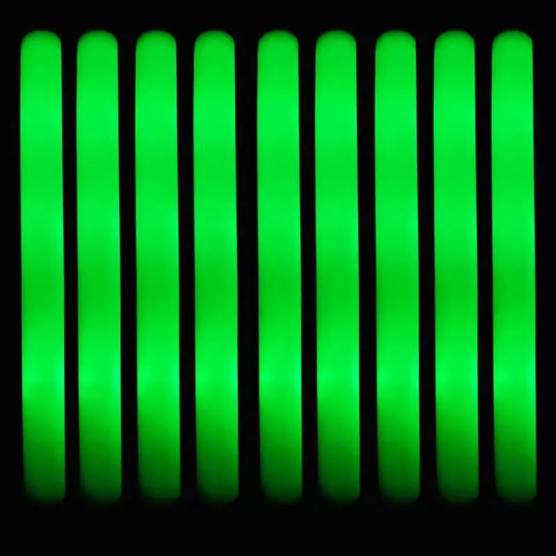 30Pcs Foam Glow Sticks with 3 Modes Colorful Led Flashing Glow Stick Glow in The Dark Party Supplies for Wedding Raves Concert 