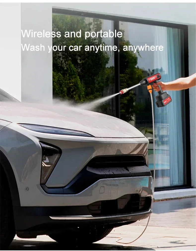 Cordless 60Bar Electric Car Wash Gun with Foam Generator