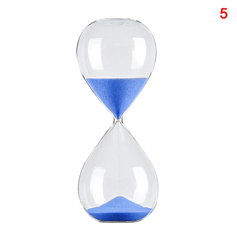 Timeglas i glas, 5 eller 30 minutter