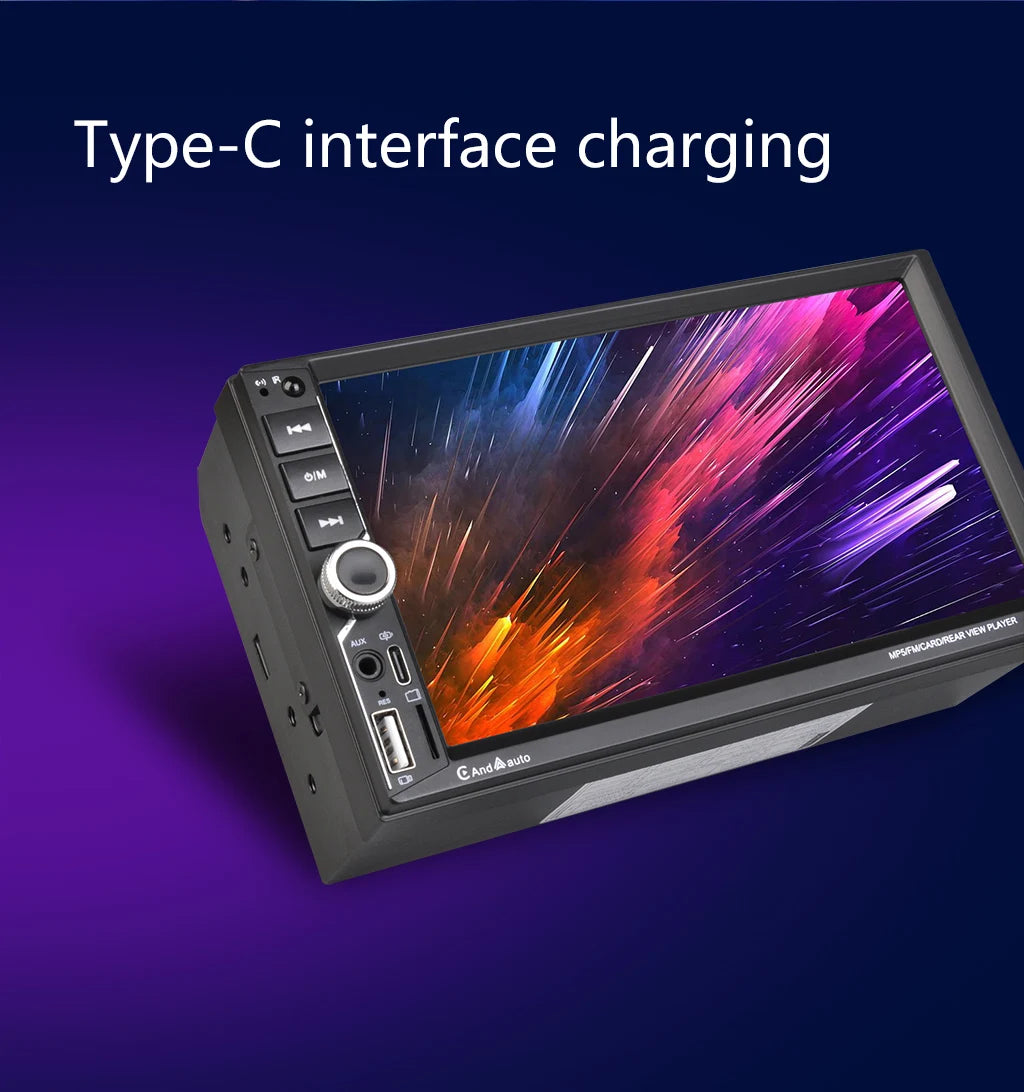 ESSGOO 7palcové autorádio s CarPlay a Android Auto