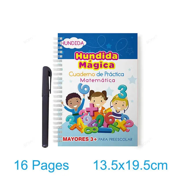 Grooved Handwriting Practice Books, Language Options