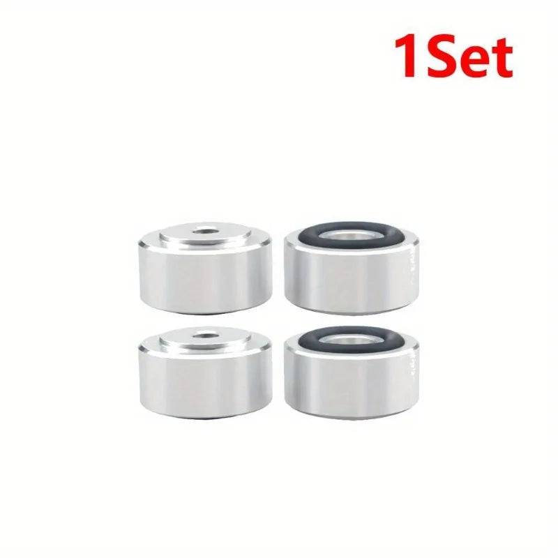 Set van 4 aluminium isolatievoetjes voor luidsprekers