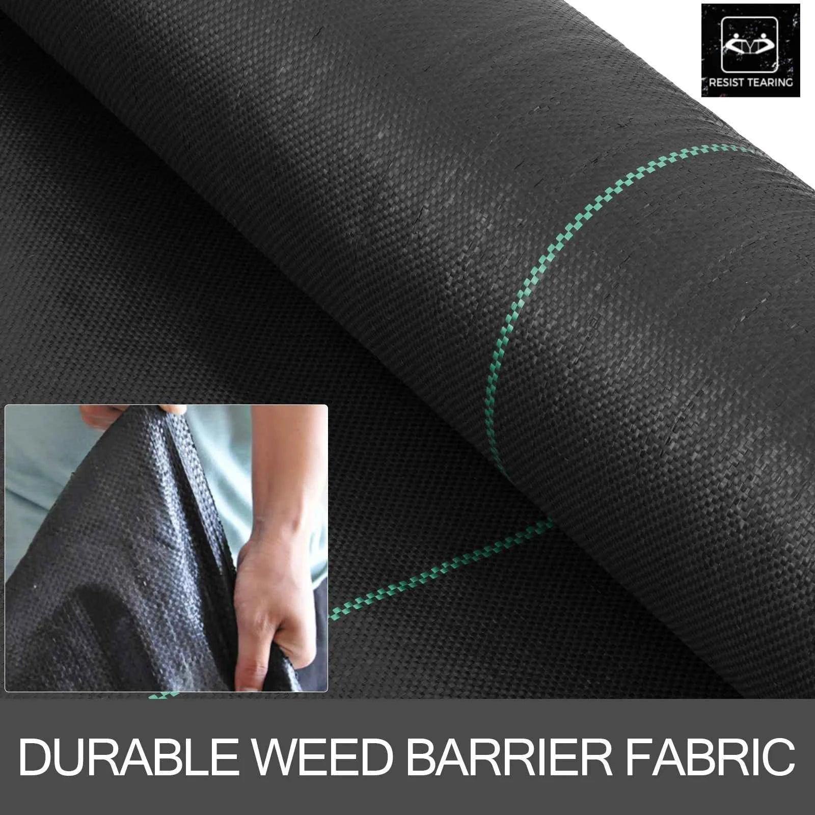 Landscape Fabric 6 ft x 300 ft Heavy Duty Weed Barrier