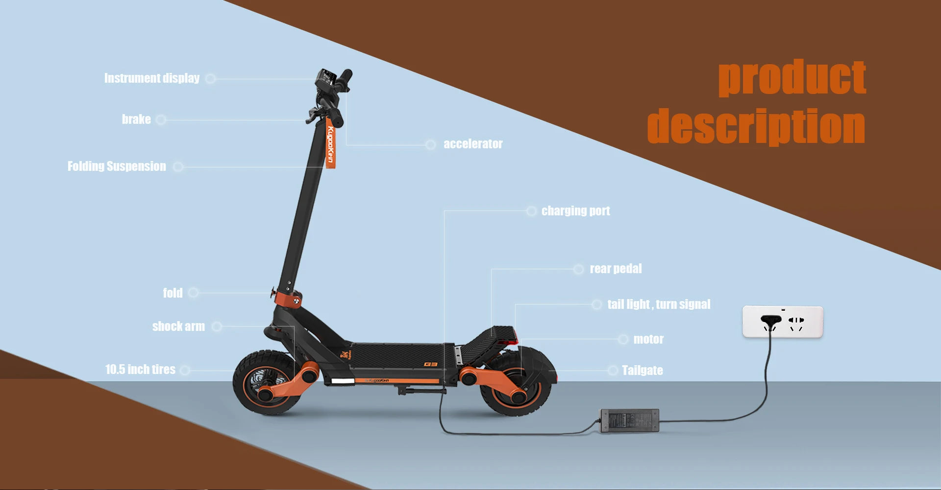 Kukirin G3 Foldable Adult Electric Scooter