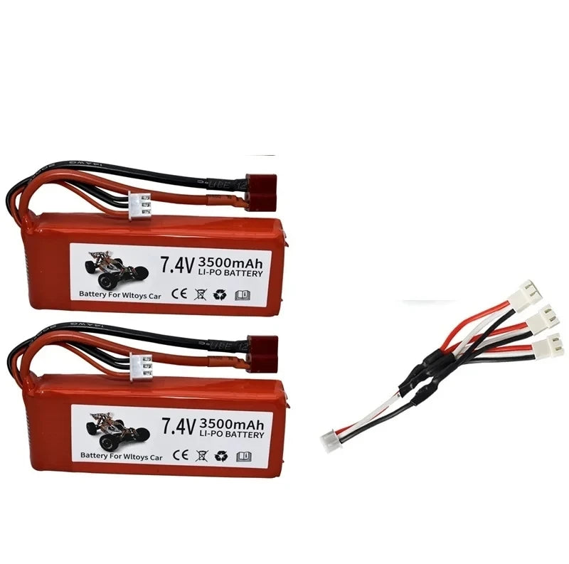 7.4 V RC Battery and Charger Accessories - Options