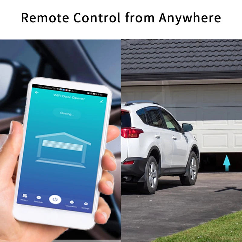 Tuya WiFi garage- en scharnierspoortcontroller