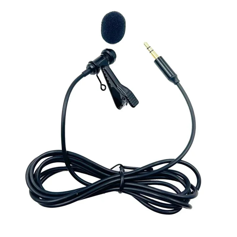 ZJ030MR Wired Lavalier Microphone, 1.5m, 3.5mm Plug Options