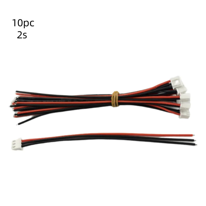 Prívodné vodiče balansovacieho konektora LiPo - balenie 10 ks, 1S až 8S