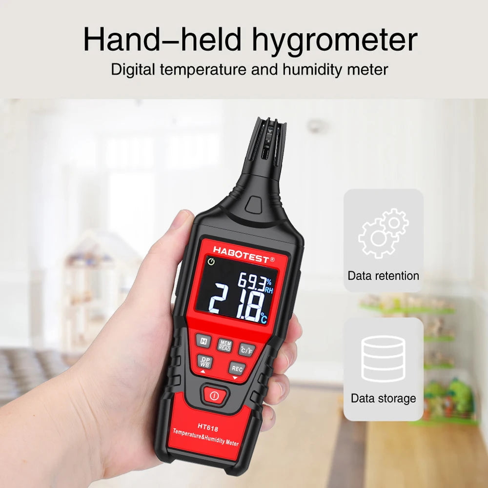 HT618 Temperature, Humidity and Dew Point Meter