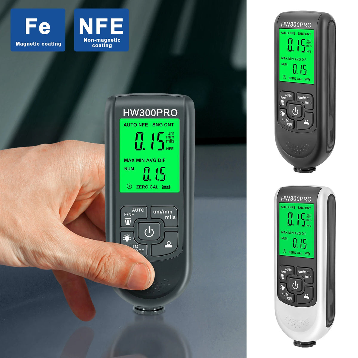 HW-300PRO Coatingsdiktemeter