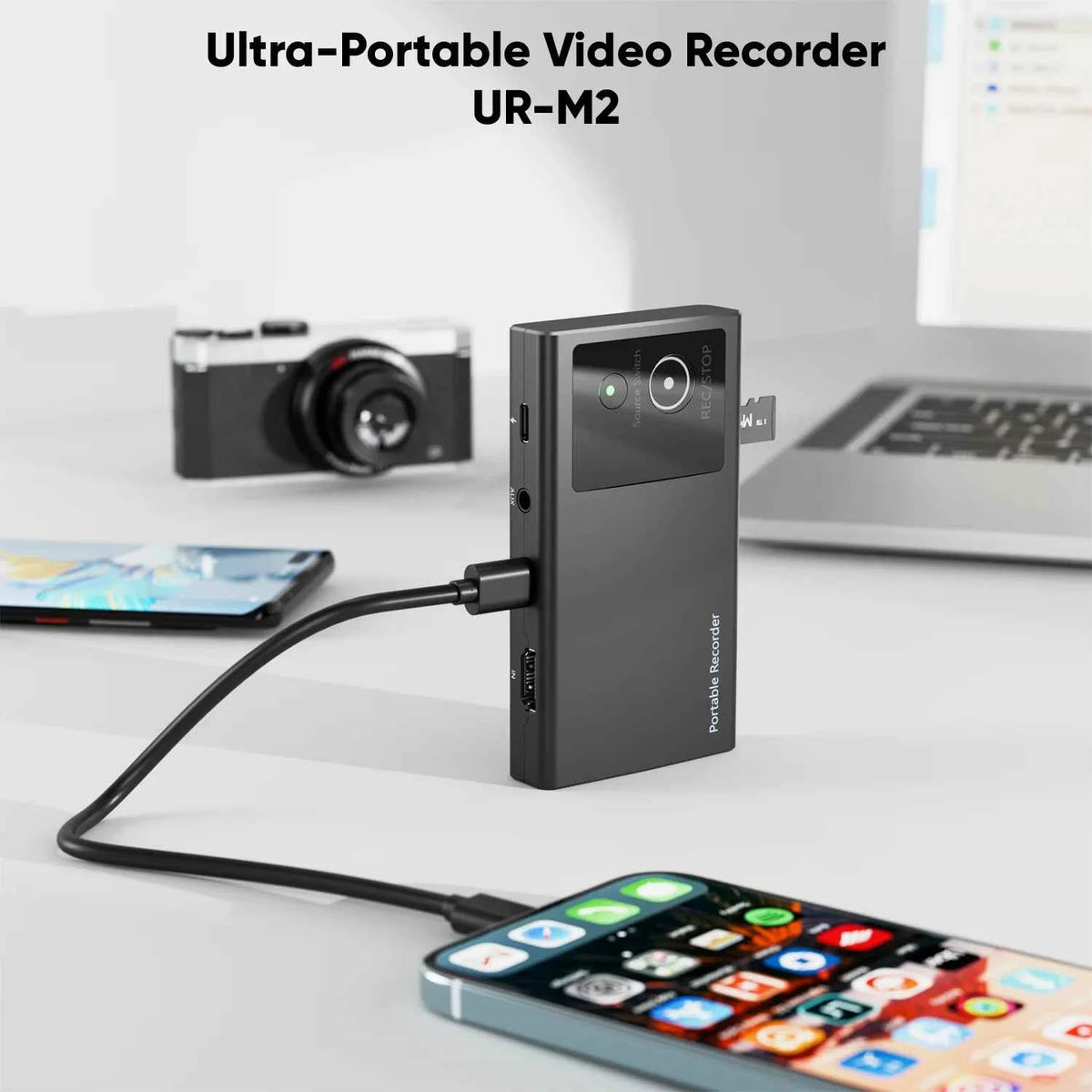 Portable Video Recorder Capture Box HDMI DisplayPort to MicroSD