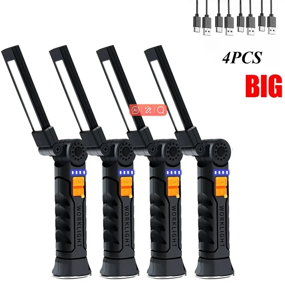 Folding Rechargeable Magnetic Work Light