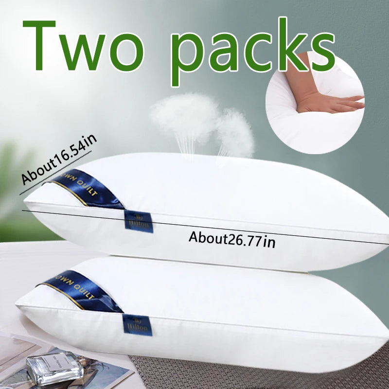 Memory Foam Cotton Pillow for Comfortable Deep Sleep Support