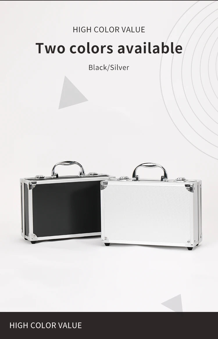 Aluminum Toolbox - Portable, Multi-Purpose Storage for Tools, Instruments, Fishing Gear & More - Durable Hardware Organizer