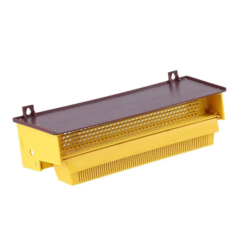 Trappola per polline all'ingresso dell'alveare con cassetto rimovibile