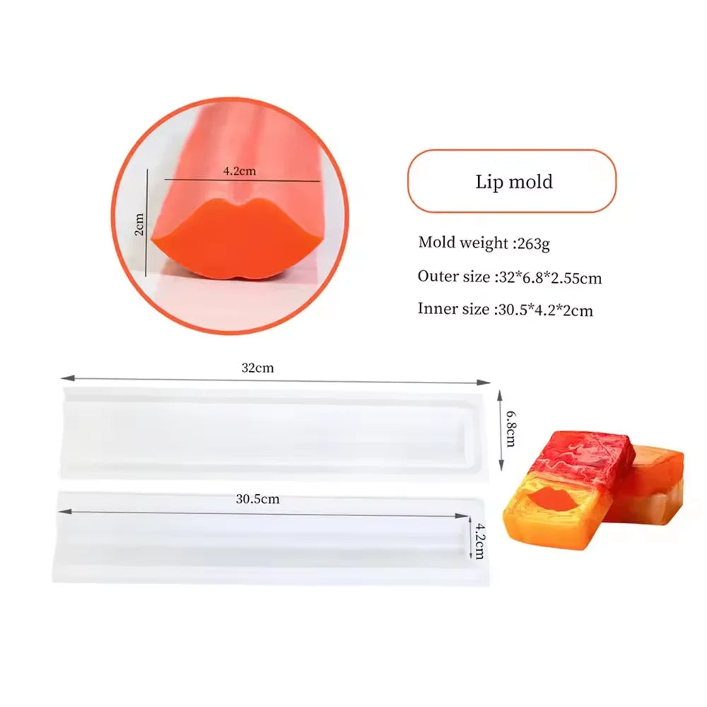 Silicone Tube Soap Mould — Shape Options